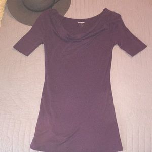 Express swoop neck tunic